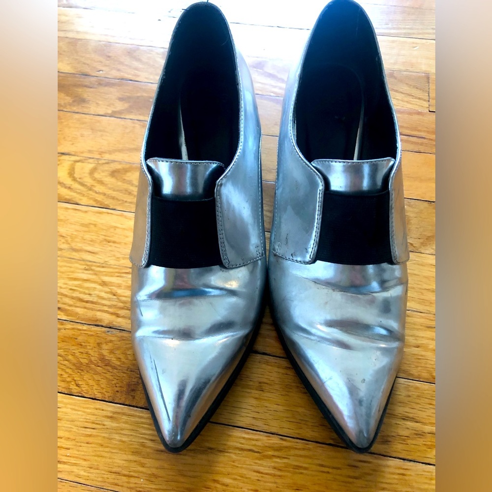 ASOS chrome heels